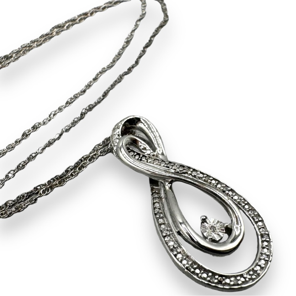 Gorjana Sterling Silver Infinity 18 Inch Necklace, Mothers Day, Valentines Day